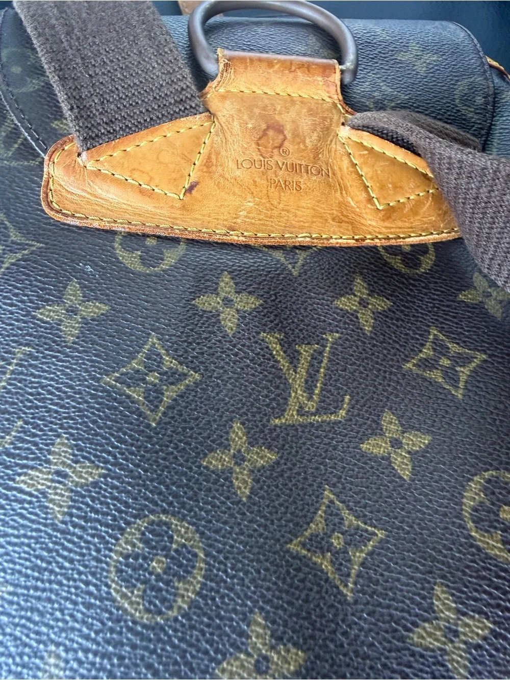Louis Vuitton Monogram Canvas Backpack in Brown and Tan Leather GM - Picture 10 of 16